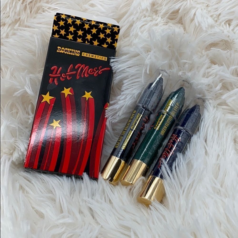 Brand new hot mess glitter gel eye pens